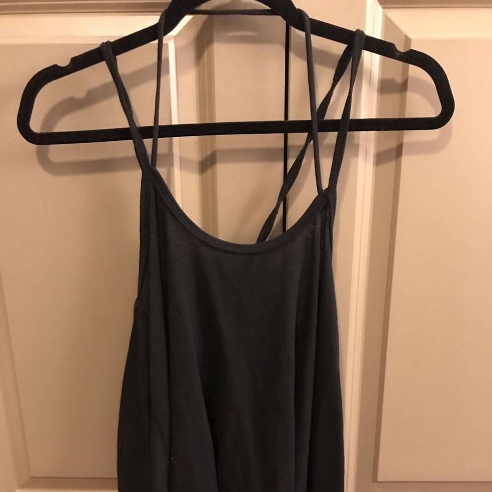 Free people black flowy tank